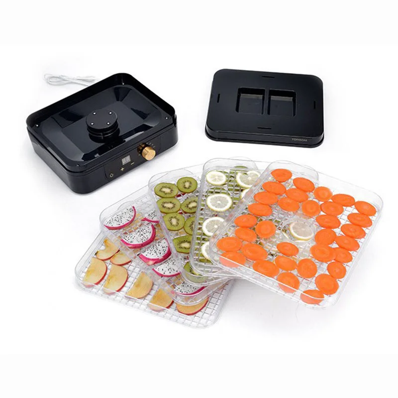 Household Food Dehydrator 220V Fruit Vegetable Meat Dehydrator Extra Long Timing Food Machine KA-D5T