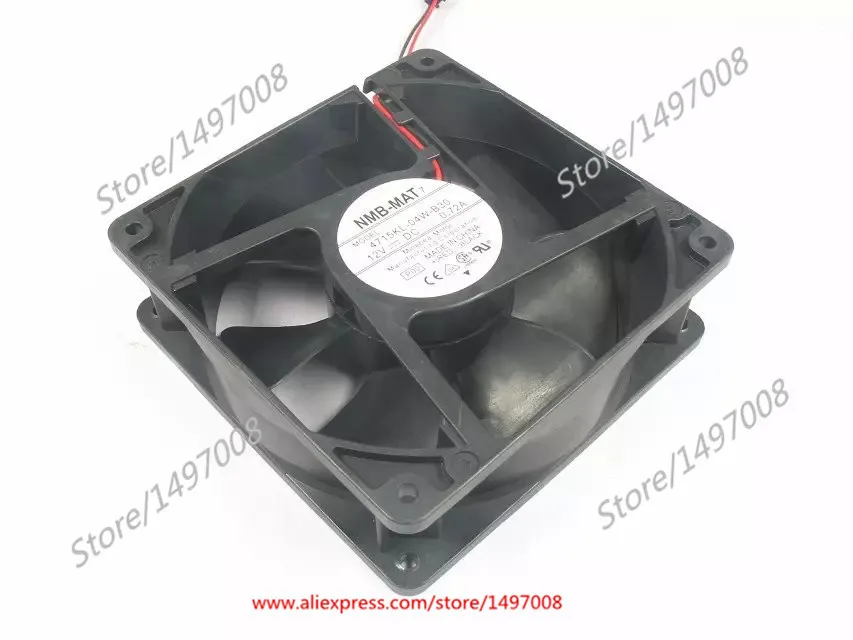 NMB-MAT 4715KL-04W-B30 P00 DC 12V 0.72A 2-провод 120x120x38 мм Сервер вентилятор охлаждения