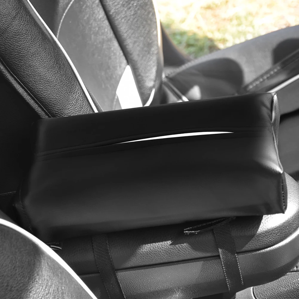 Faux Leather Tissue Paper Box Napkin Storage Case Holder Home Auto Car Vehicle | Автомобили и мотоциклы