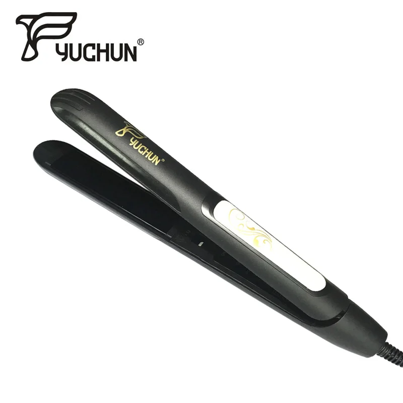 YUCHUN YC348 выпрямитель для волос с плоским утюгом бигуди гофрированная Расческа