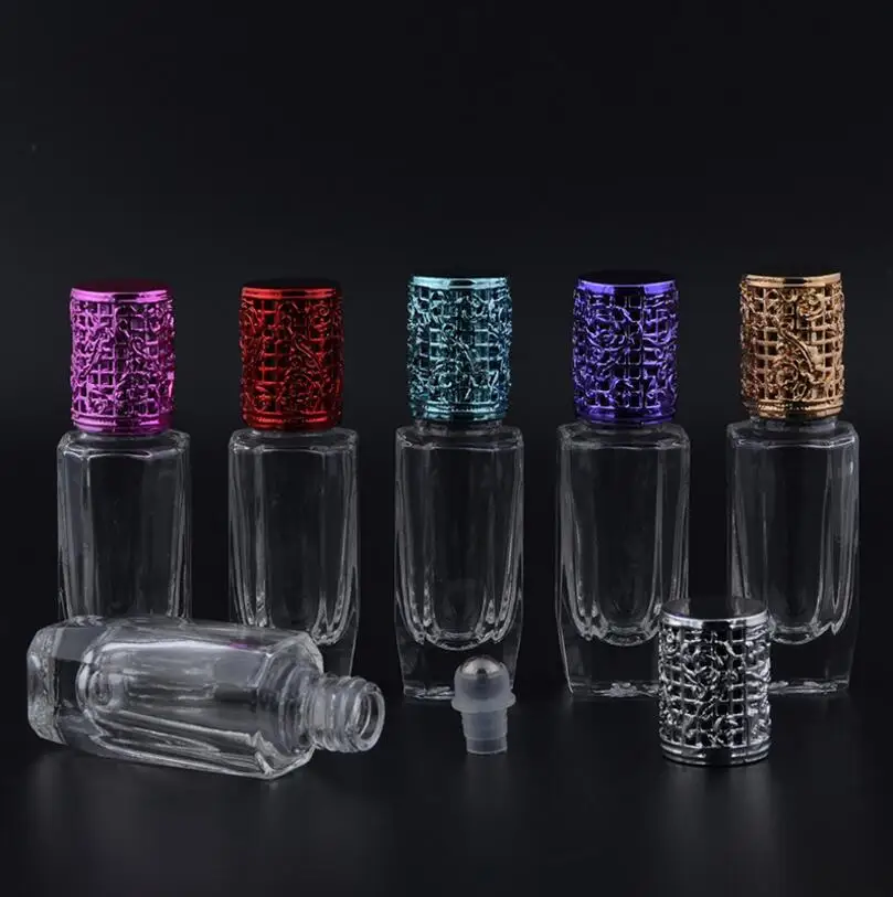 Wholesale 10ml Steel Ball Roll-On Printing Refillable Perfume Bottle&ampEmpty Glass Bottle With Colorful Lid | Красота и здоровье