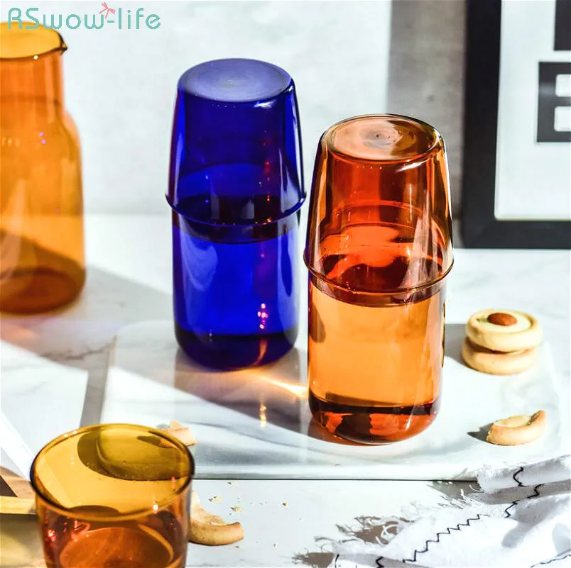 2 шт./компл. японская Питьевая чашка бутылка для сока воды два в одном очки