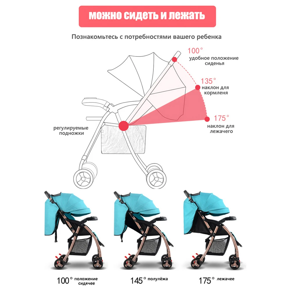 IMBABY складной красивый пейзаж для детей коляска куклы с 6 бесплатная подарки
