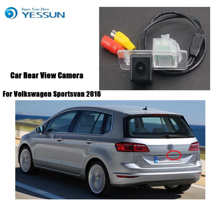 

YESSUN For Volkswagen Sportsvan 2016 Car Rear View Back Up Reverse Parking high quality Camera Waterproof Night Vision HD