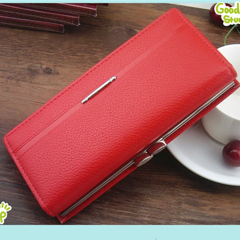 2018 Горячие Модные женские кошельки сумка с замком твердая кожаная клатч Дамский