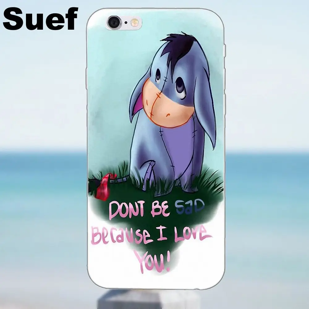 Для iPhone 4 4S 5 5S 5C SE 6 6S 7 8 Plus X Samsung Galaxy A3 A5 J1 J3 J5 J7 2016 2017 чехлы из ТПУ с рисунком Ослика|for