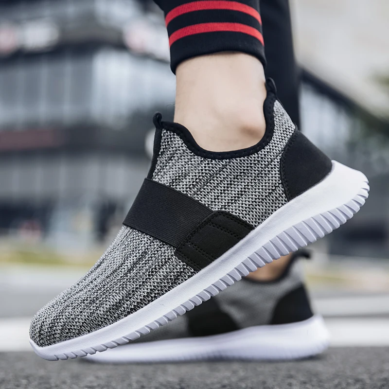 Plus Size Mens Casual Shoes Breathable Hot Sales Slip On Loafers Men Fashion Outdoor Sneakers Sapato Masculino Zapatos Chaussure | Обувь