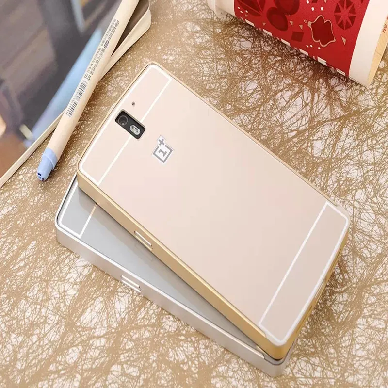 Etui Oneplus One Case Two Luxury Metal Aluminum Frame + PC Back Cover Phone Shell Cases Fundas 1+ Coque Capinha |