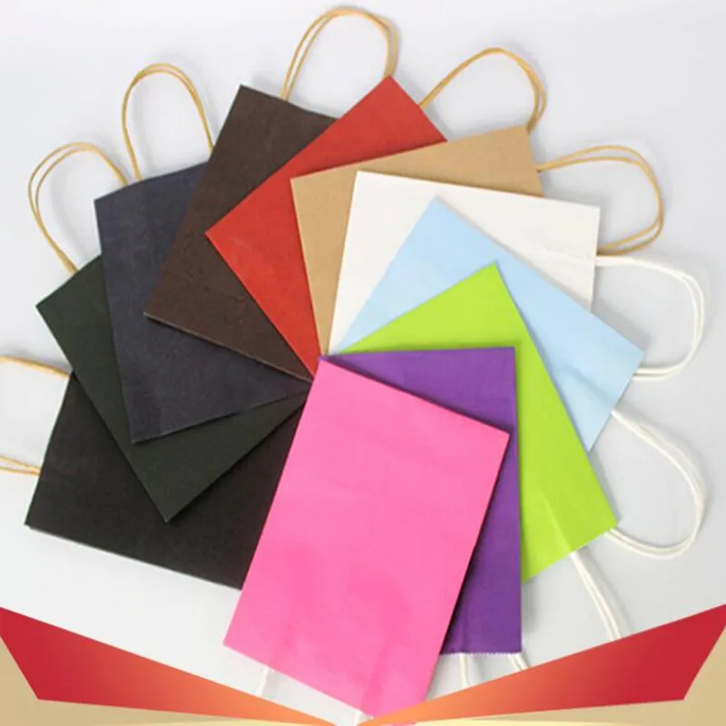 Bolsas De Papel Accept Bags горячая Распродажа 150 г крафт-бумага 8 цветов на выбор 50 шт./лот