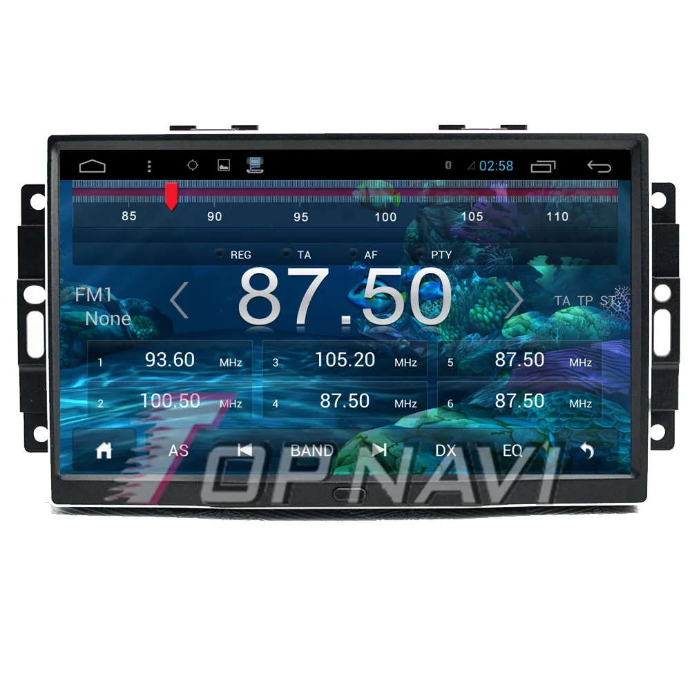 Topnavi 9 &quotчетырехъядерный Android 6 0 Автомобильный GPS навигатор для Chrysler 300C старый