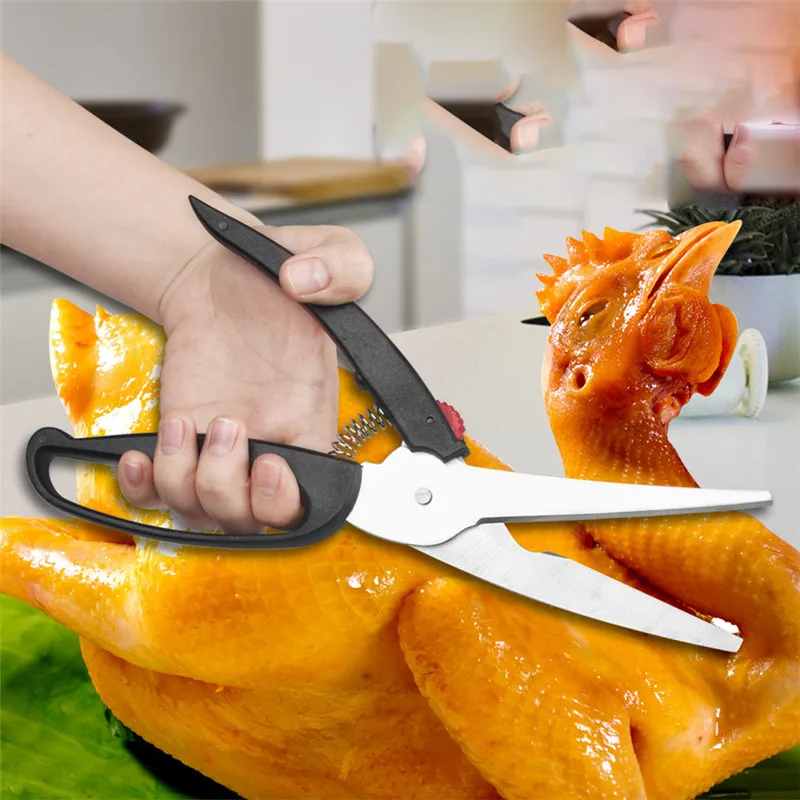

Scissors Knife Kitchen BBQ Tools for Chef Knife Cleaver Slicing Vegetable Multifunctional Stainless Steel Utility Sushi Knife