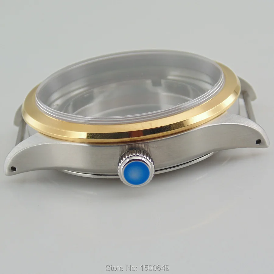 Мужские часы DEBERT 41mm sapphire Golden bezel steel watch чехол подходит для DG2813/3804|watch case|watch serieswatch men