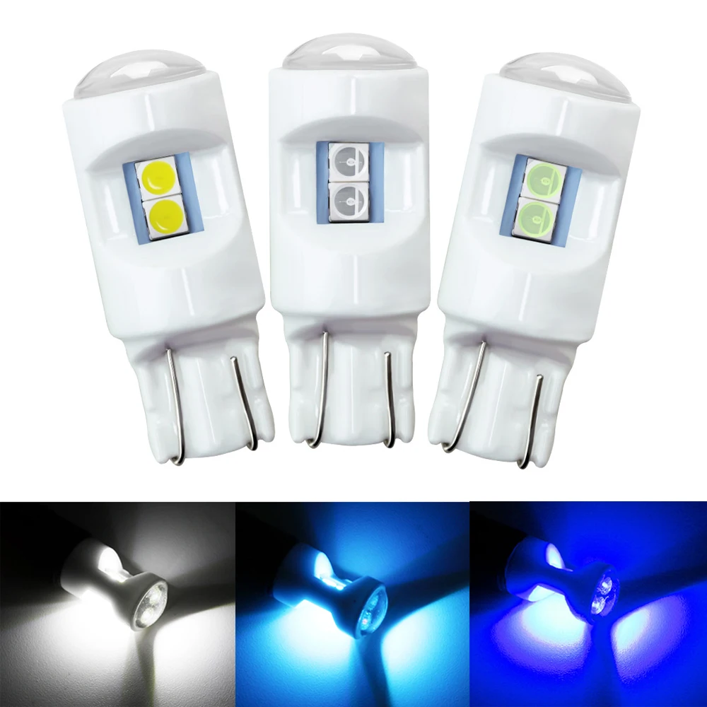 1X T10 W5W WY5W керамический 6 SMD 3030 светодиодный светильник для очистки купольная лампа
