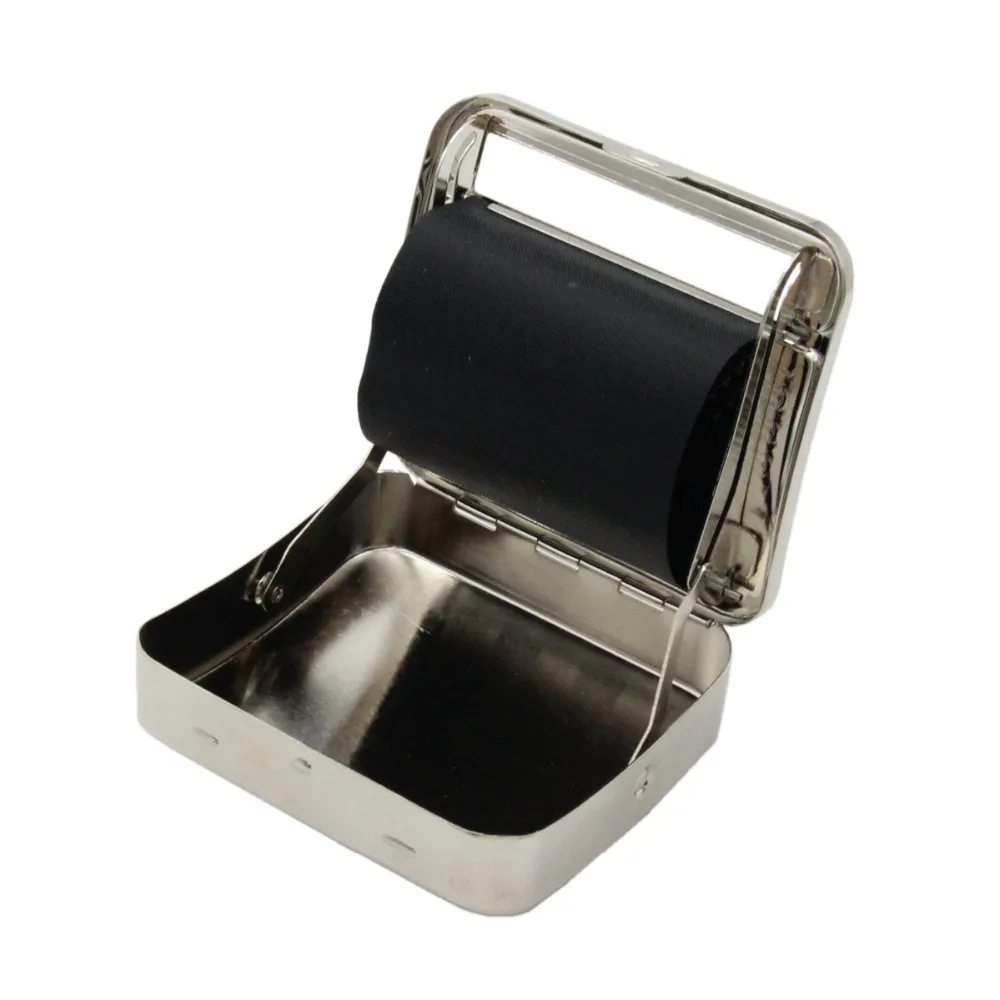 Автоматическая машинка для скручивания сигарет табака металлическая коробка 70