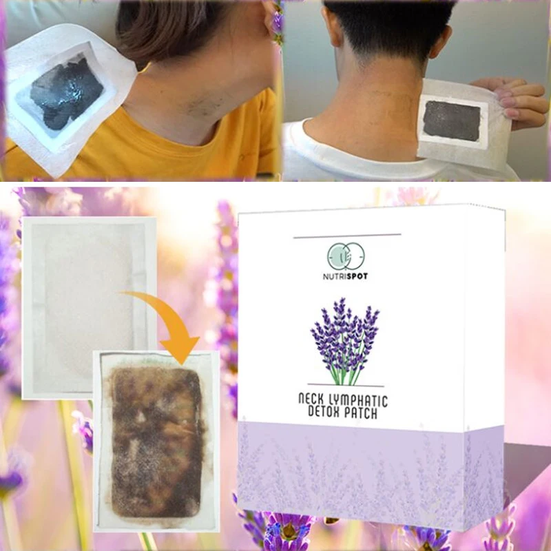 10 пластырей для шеи лиматические Пластыри детоксикации антиотечные травяные