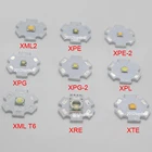 1 шт. CREE XPG2 XML2 XM-L T6 XBD XM-L2XP-E R3XR-E Q5XP-G2 R5 светодиодный фонарик лампа чип с 20 мм базой