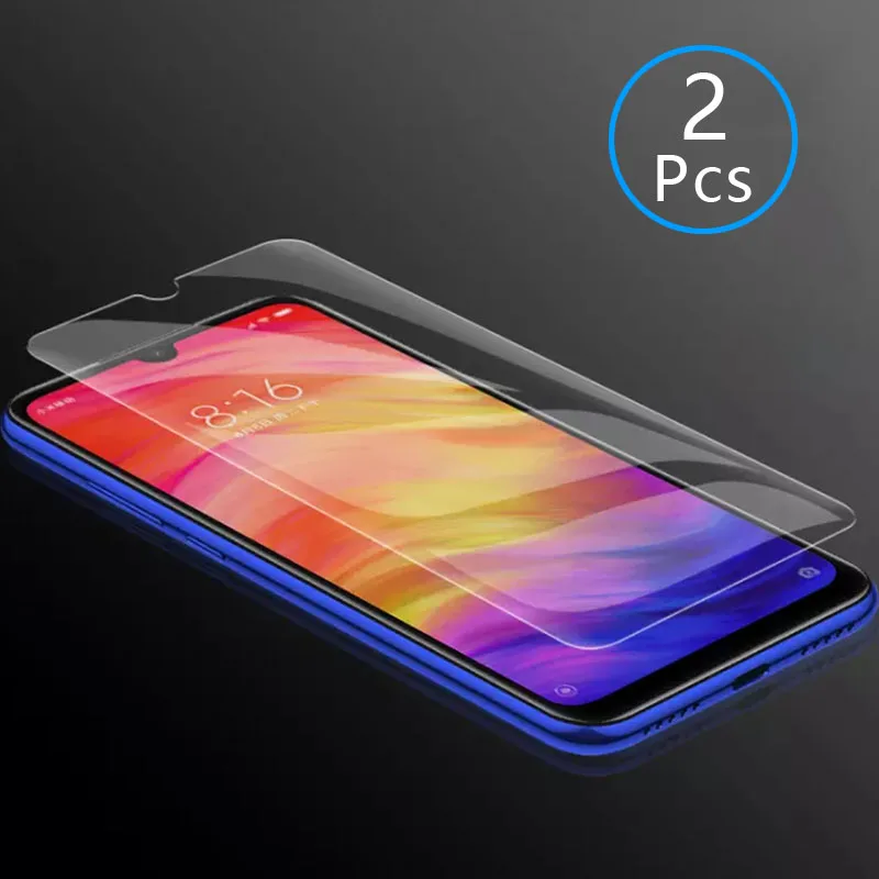 Закаленное стекло для redmi note 7 pro s2 2 шт. защитное экрана телефона защитная пленка