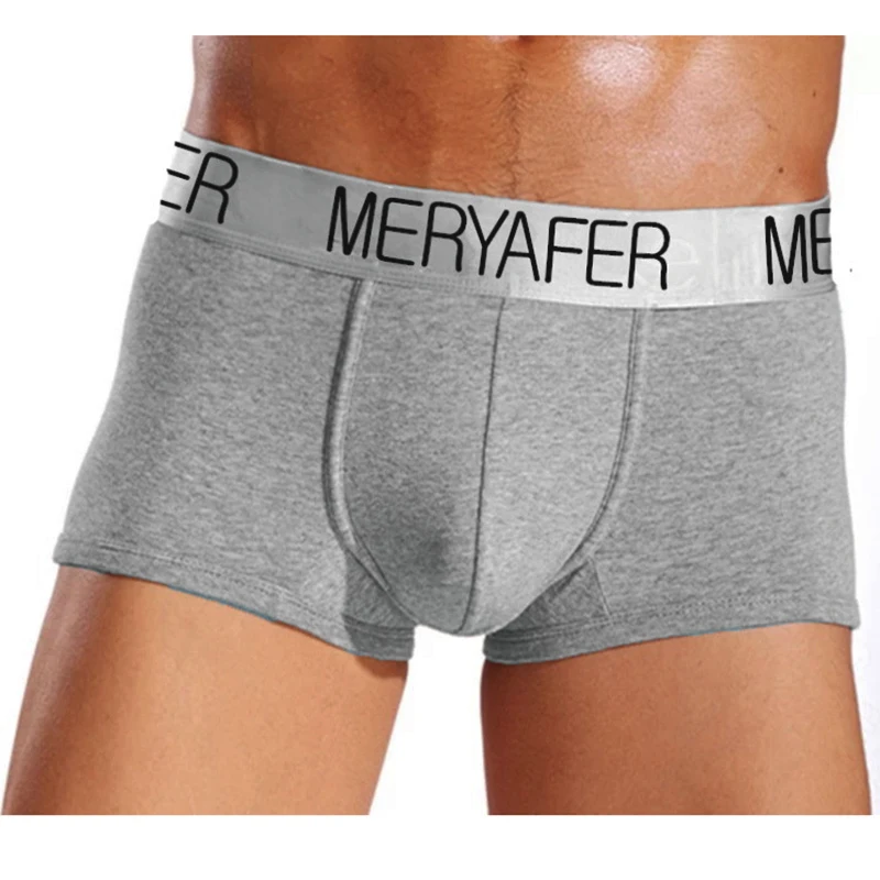 4 шт. мужские трусы боксеры с серебристыми краями|mens underwear boxers|underwear boxercueca boxer |