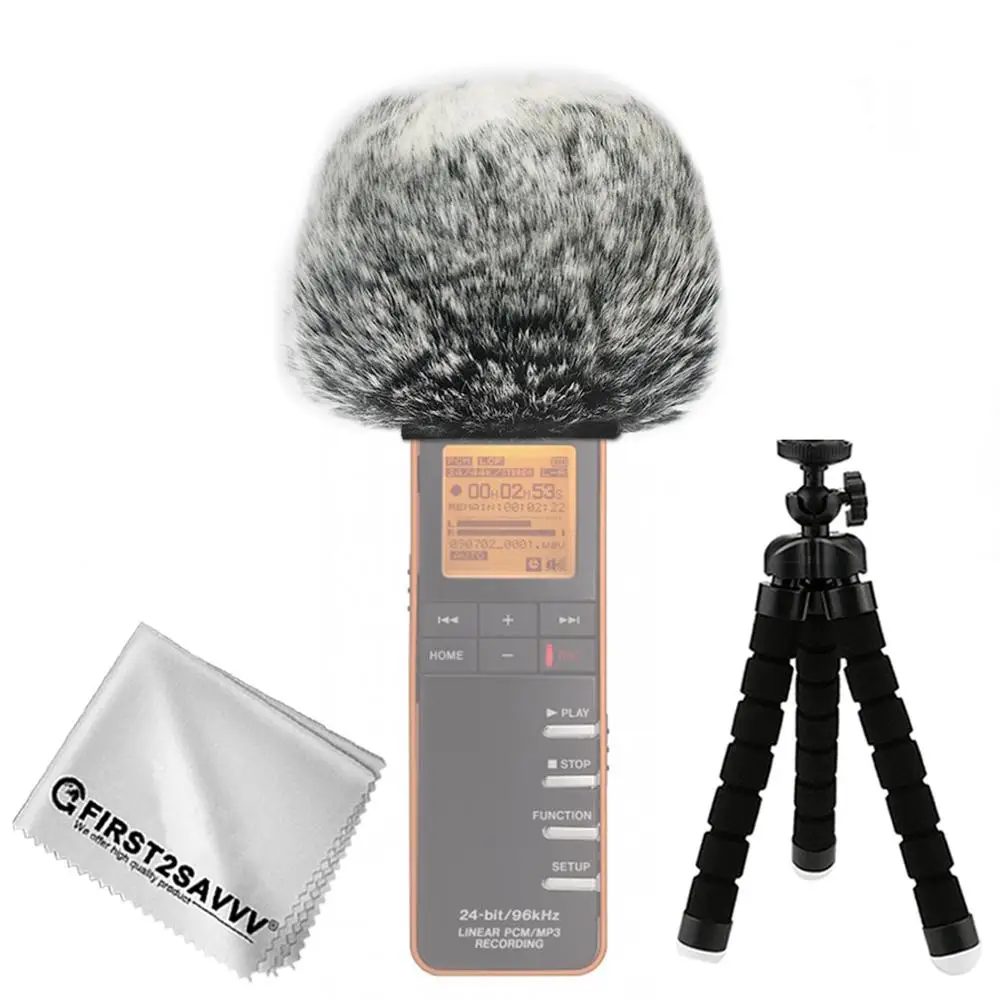Уличные портативные цифровые записывающие устройства пушистый микрофон