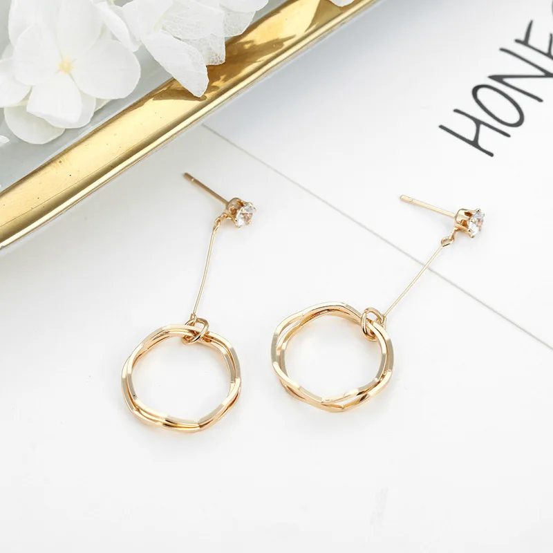 2019 Tin Alloy Sale Earing Pendientes Brincos Metal Drop Earrings Color Round Statement For New Arrival Wing Fashion Jewelry | Украшения и