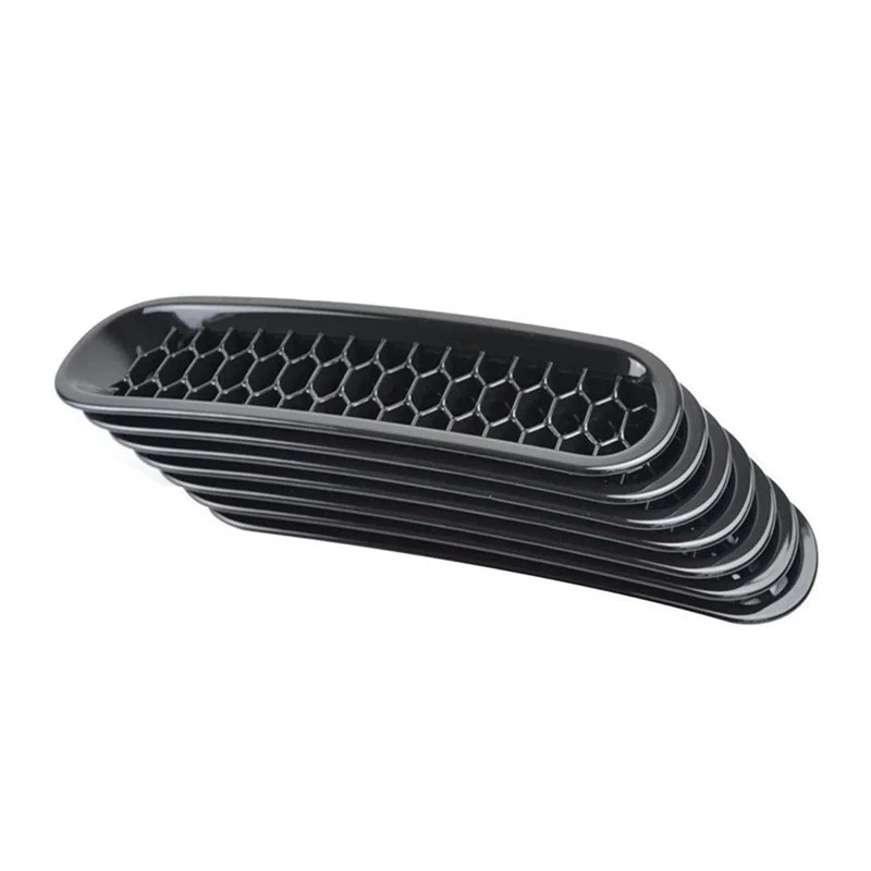 7 шт. Черная передняя решетка для джипа Wrangler JK JKU Sports Sahara Freedom Rubicon X & Unlimited 2/4|grille