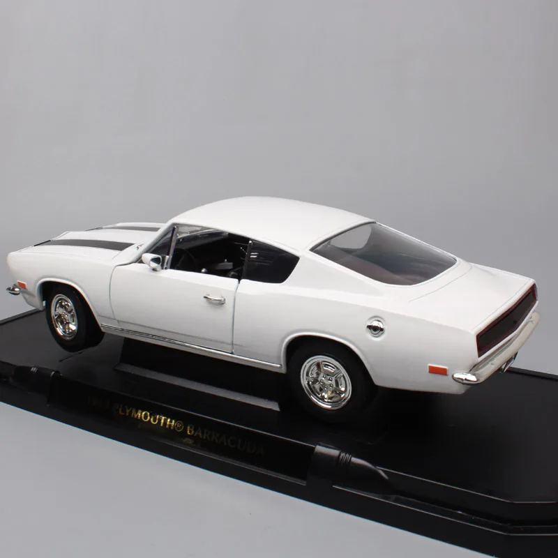 Бренды big 1 18 Plymouth Barracude Chrysler 1969 мускул Металл Авто литой автомобиль весы игрушечные машины для детей подарок