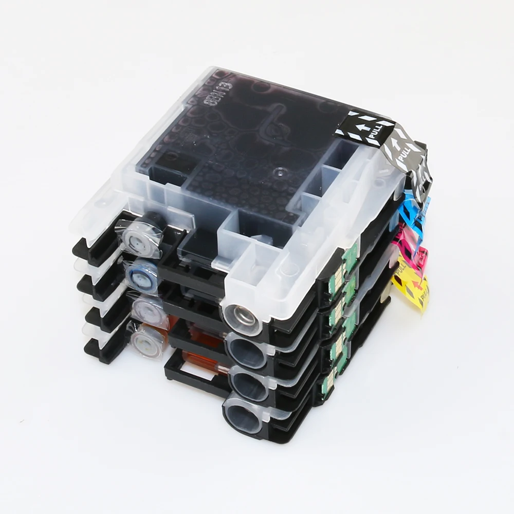 With Chip 4Pcs LC223 LC221 Compatible Ink Cartridge For Brother MFC-J4420DW/J4620DW/J4625DWJ480DW/J680DW/J880DW Printer | Компьютеры и
