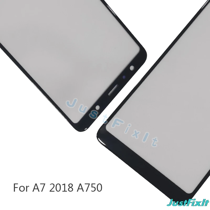 Сенсорный экран A750 передний дисплей стеклянная Сенсорная панель для SAMSUNG Galaxy A7 2018