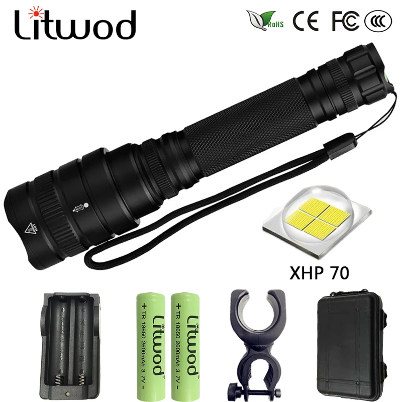 Litwod Z301515 светодиодный фонарь 32000LM XH P70 алюминиевый сплав масштабируемый