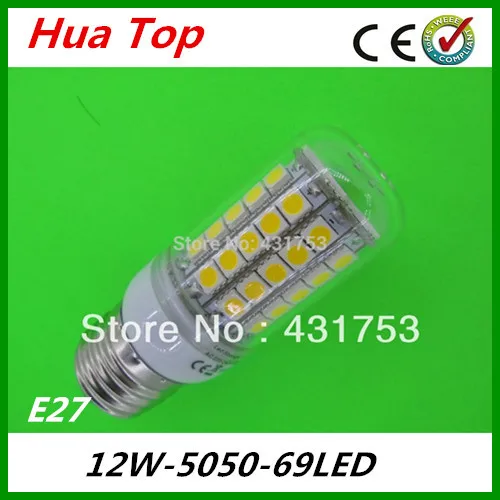 Лампа светодиодная холодный белый свет 5 шт. чип E27 69 светодисветодиодный Дов 220 В