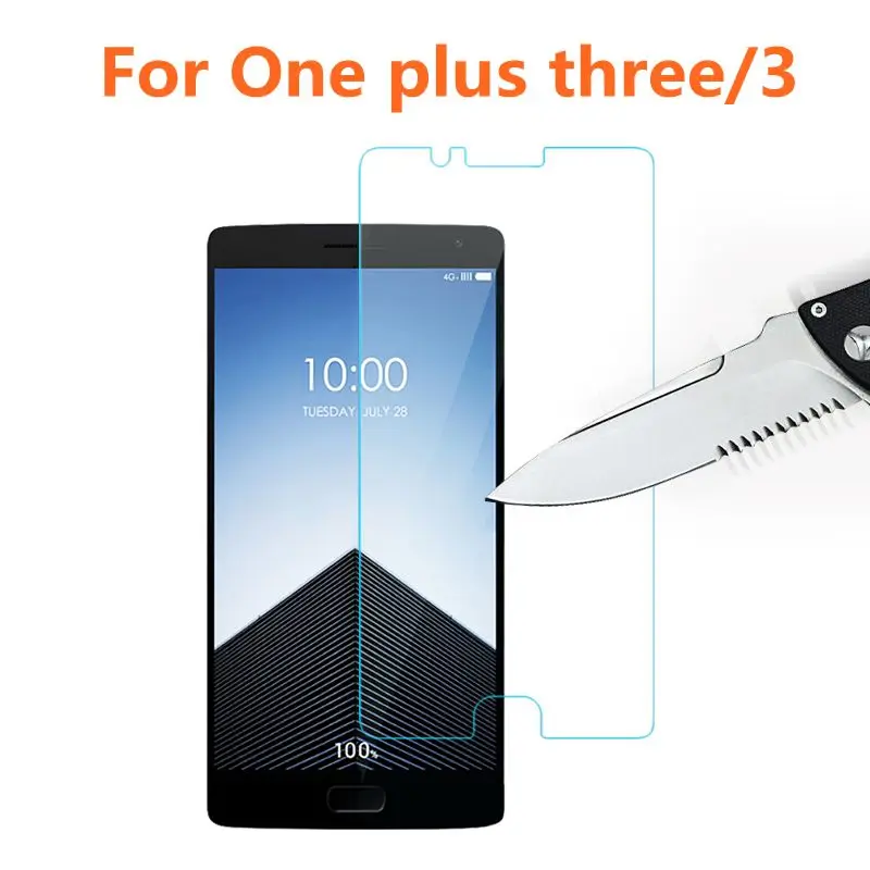 Для One plus three Оригинальная защитная пленка из закаленного стекла 9H