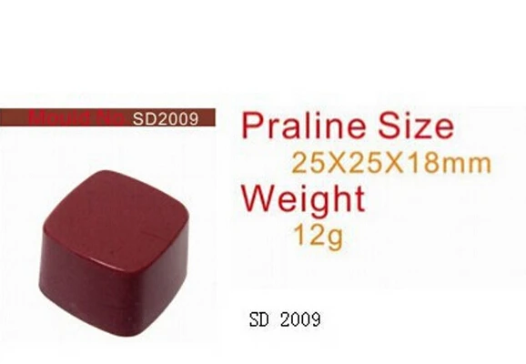 Квадратная форма из поликарбоната для моделирования шоколада ледяных конфет