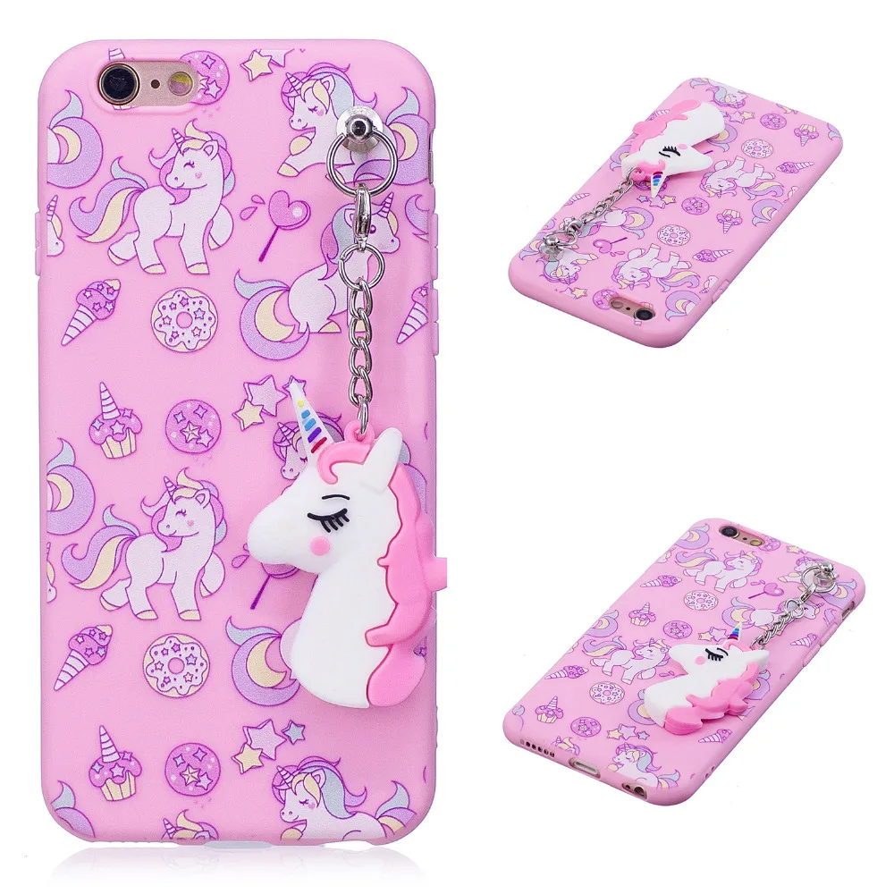 Для Apple iphone 6 6S I6 PLUS P 6SP Чехол для мобильного телефона мультяшный рисунок лошади с