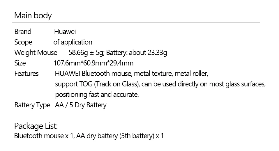 huawei Honor беспроводная Bluetooth беспроводная мышь AF30 бизнес для huawei Matebook D E X Pro ноутбука портативные тонкие мыши