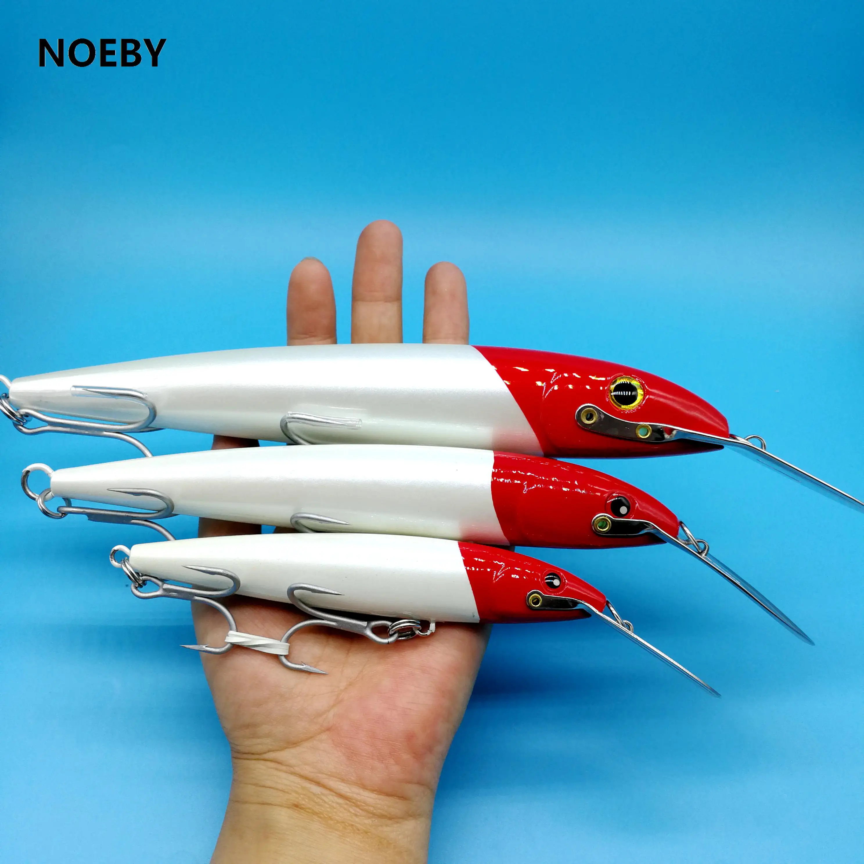 NOEBY 2 шт./лот Троллинг тунец рыболовные приманки 32 5 г/60 г/76 г 4 цвета Блесна Приманки