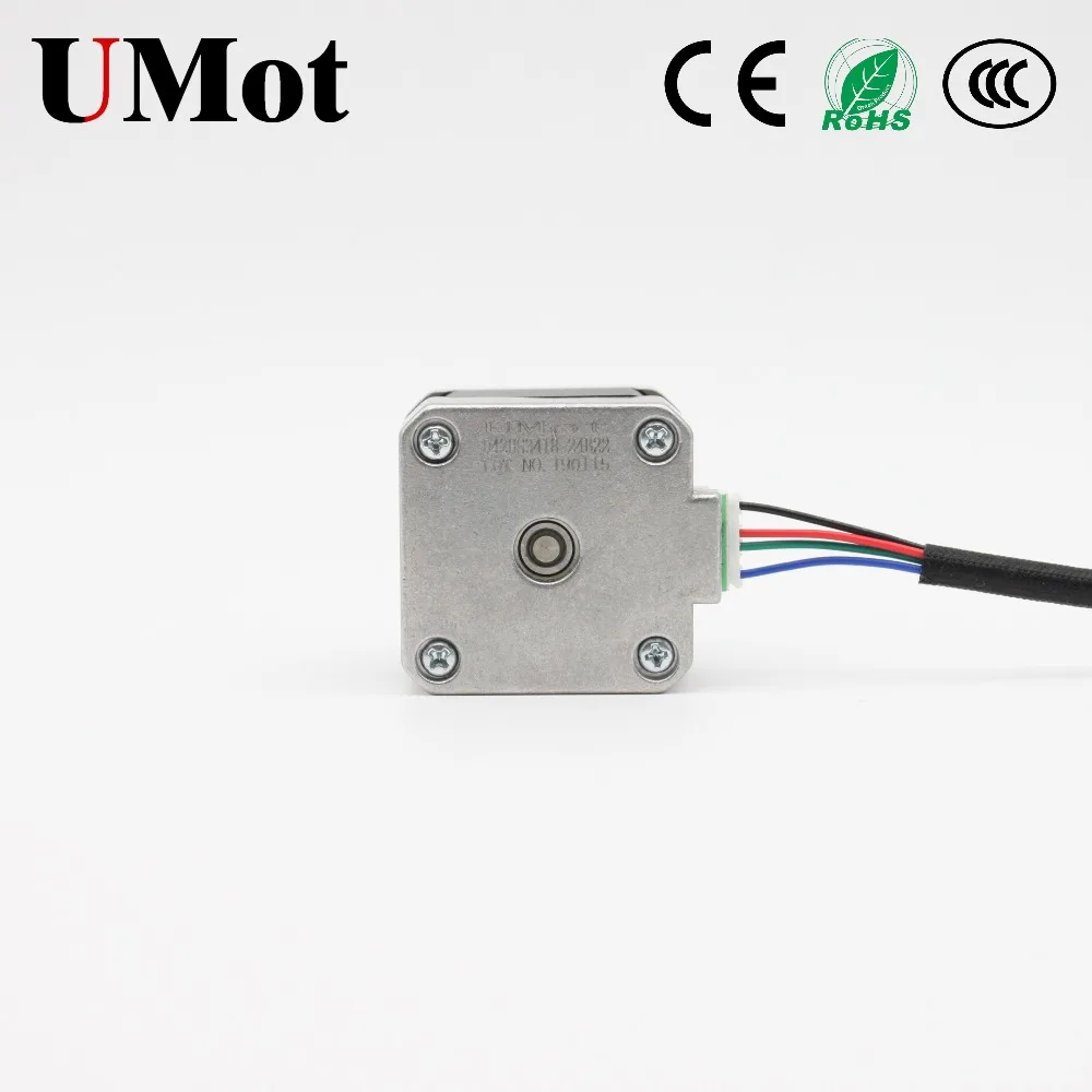 CE ROHS ISO Сертификация Электрический мотор 2-фазный 42 мм * 1.68A Высокоточный шаговый