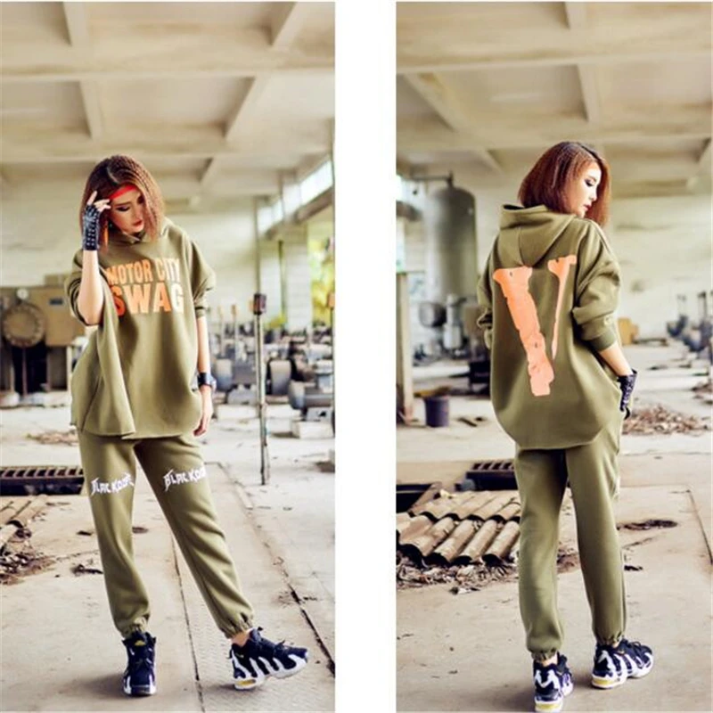 Женские повседневные пуловеры с буквенным принтом хлопковые толстовки большого