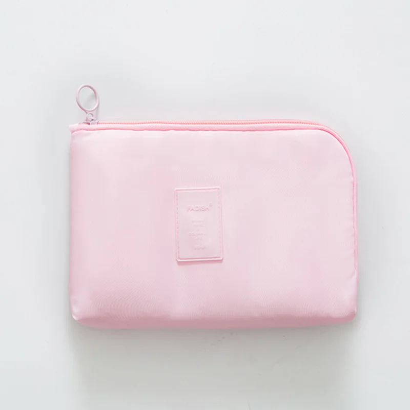 Pink Дорожная Противоударная Цифровая посылка для хранения данных кабель для зарядки отделка посылка USB Органайзер сумки для косметики аксессуары для путешествий - Цвет: Pink