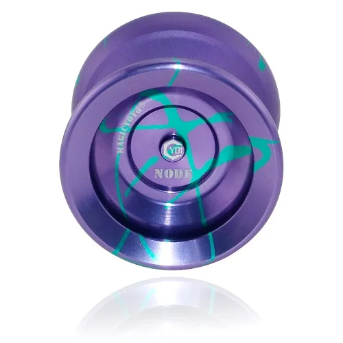 MAGICYOYO-Y01 узел YO-YO 10 шариков из нержавеющей стали KK подшипник Простые Спортивные и тренировочные yoyo 10 струн в подарок - Цвет: purple