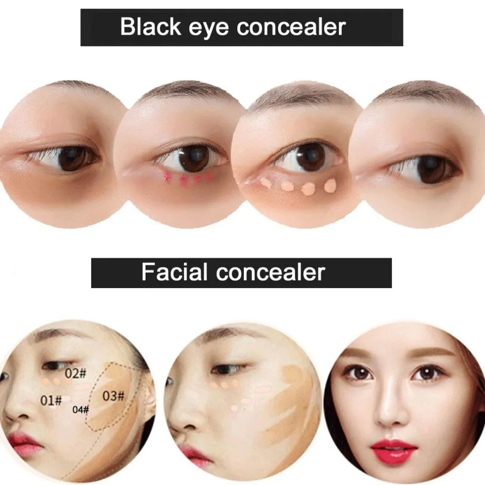 Perfect Cover Face Makeup Base Concealer Cream Corrector Natural Sweatproof Long Lasting Brighten Contour | Красота и здоровье