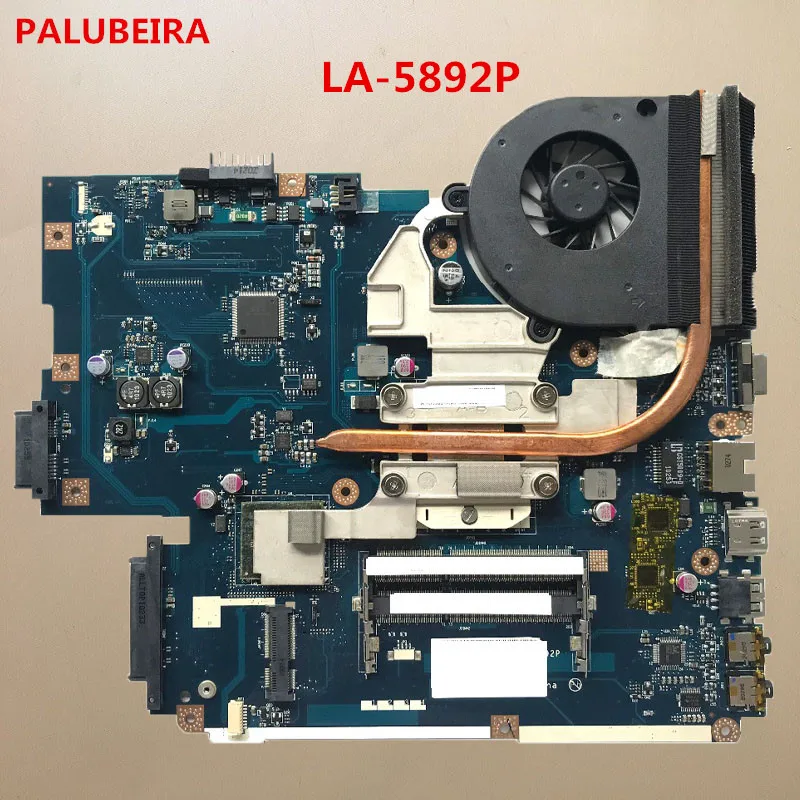 Материнская плата PALUBEIRA для acer aspire 5742 LA-5892P материнская плата+ радиатор = LA-5891P LA-5893P LA-5894P материнская плата тестовая работа