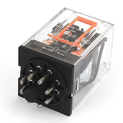 DC24V катушка 250VAC/28VDC 10A реле общего назначения 8 контактов DPDT MK2P 1|Реле| |