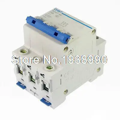 Миниатюрный автоматический выключатель 16A DZ47-60 (C45N) 3P 230/400V