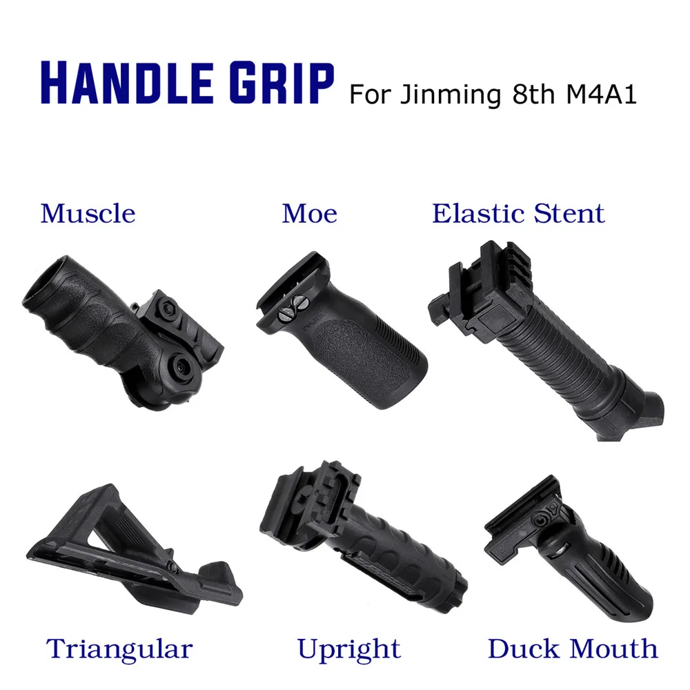 ABS тактическая рукоятка Foregrip для JinMing 8th M4A1 гелевый шар игра вода для оружия игрушки аксессуары