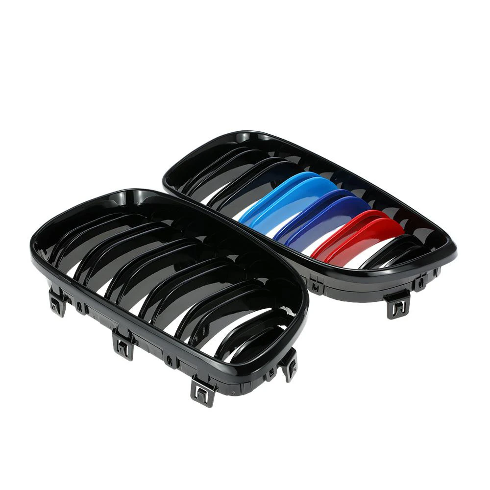1 серия E81 E87 E82 E88 передняя решетка ABS Глянцевая M цветная для BMW 2008 2011 Coupe 118i 120i 120d 123d