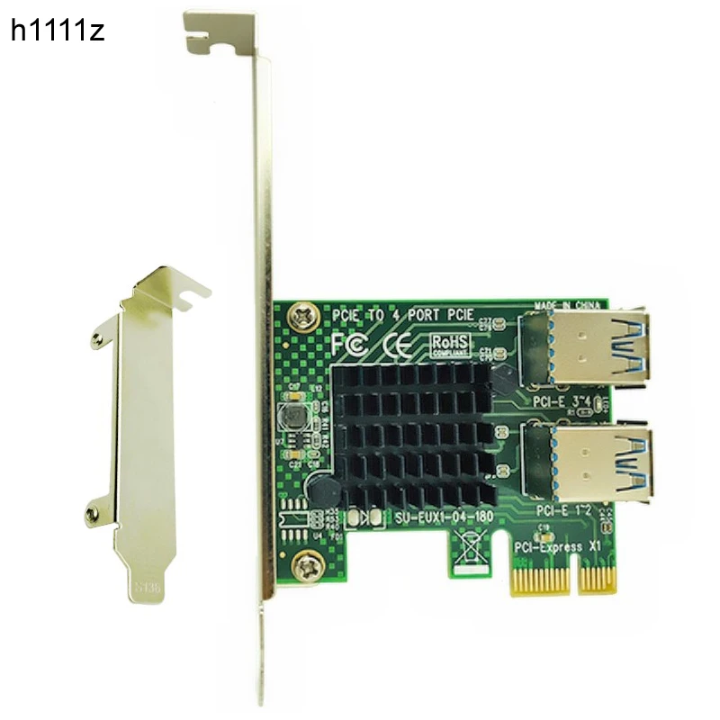 Newest PCI Express PCIE PCI-E Riser Card 1 to 4 usb 3.0 Multiplier Splitter Hub 1x 16x Adapter For Mining Miner Antminer BTC | Компьютеры