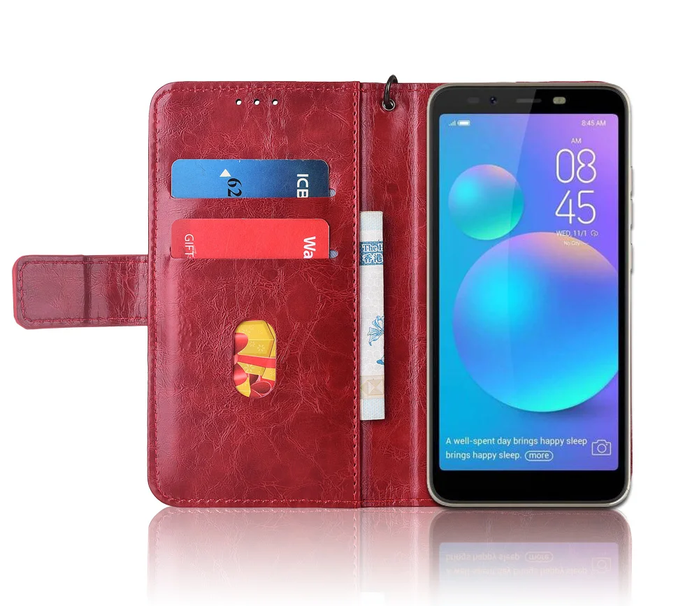Чехол-книжка для Tecno Camon i Ace Sky Twin POP 1S Pro новейший кошелек 100% с ремешком | Мобильные