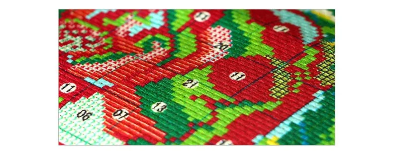 Meian новая вышивка крестом для гостиной, сада, дома, вышивка крестиком, большая пейзажная живопись рукоделие, украшение дома