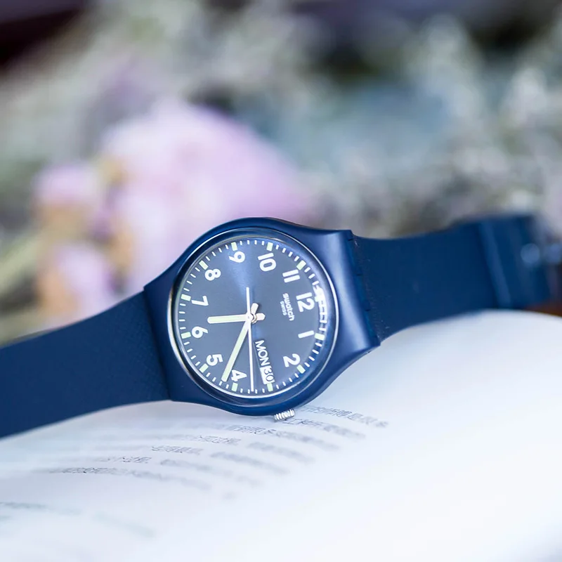 Swatch часы мужские замки и женские Досуг Мода GN718|Кварцевые часы| |