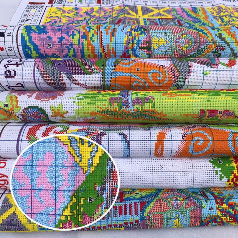 

Joy Sunday,Afternoon tea,cross stitch embroidery set,printing cloth embroidery kit,needlework,DIY cross stitch embroidery kit